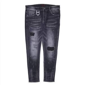 NEW GALA men's warner denim jean in black washed